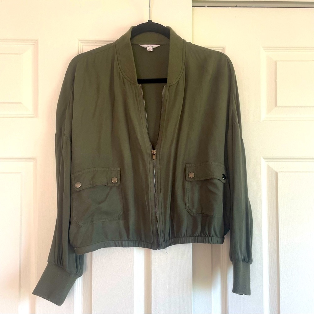 BB Dakota Khaki Bomber Jacket